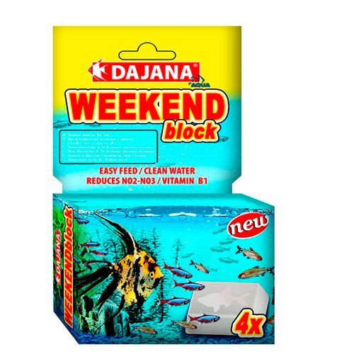 

Корм для рыб DAJANA Weekend Block блок 25г 4шт/упк, Weekend Block блок 25г 4шт/упк