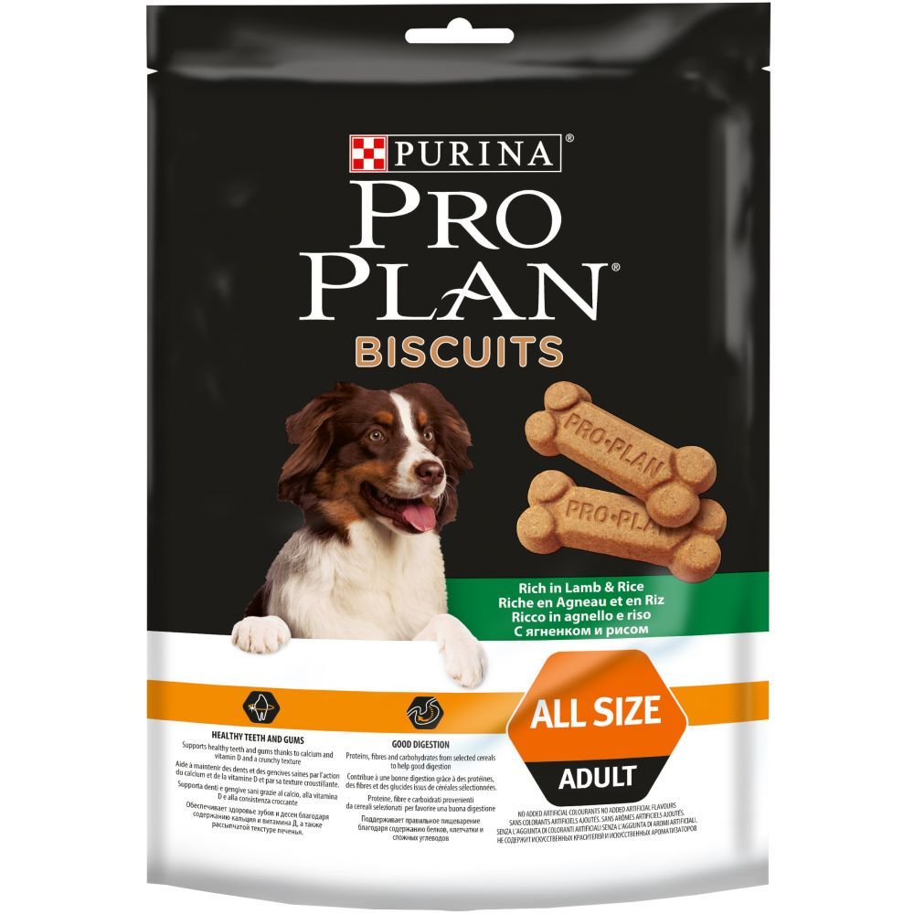 

Лакомство для собак Pro Plan, ягненок, рис 400г