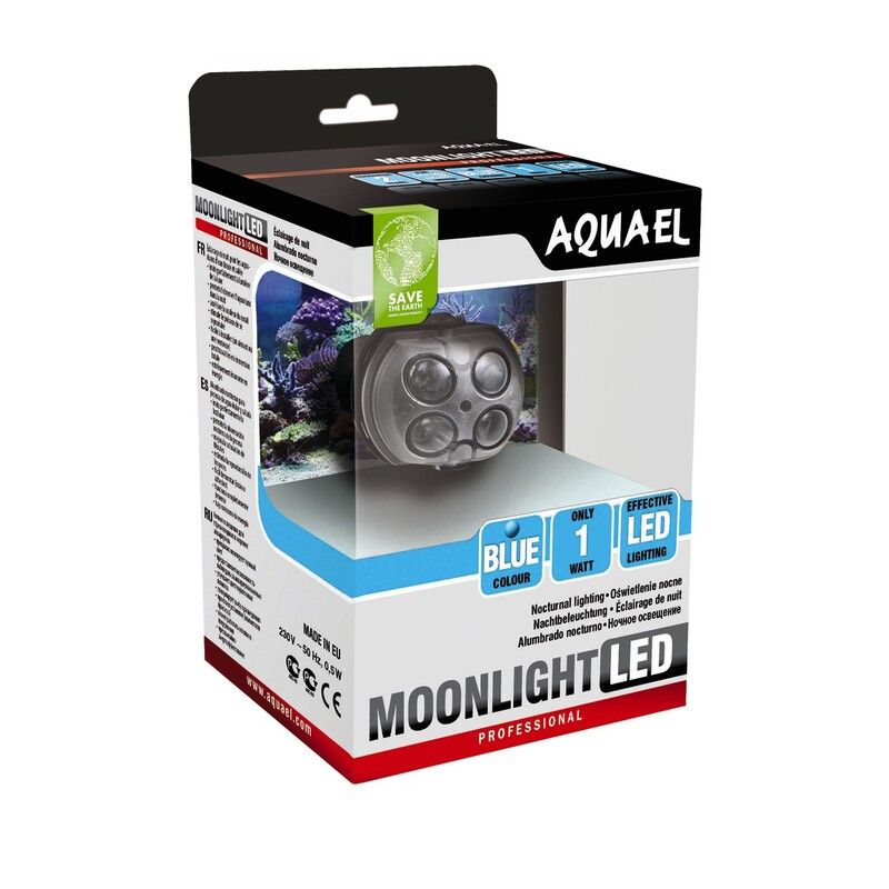Светильник для аквариума AQUAEL MOONLIGHT LED для создания эффекта лунного света 1W черный светильник lumien hall 1031 1w gd dgn wt макей