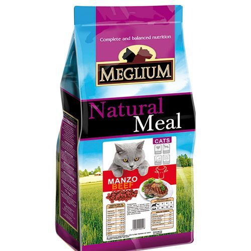 

Корм для кошек MEGLIUM, говядина сух. 3кг