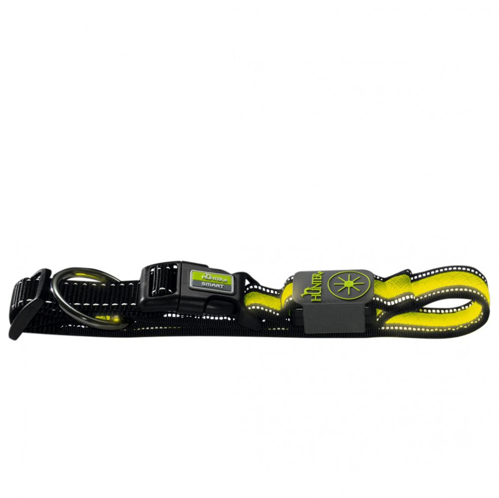 

Ошейник для собак HUNTER, Led Manoa Glow L (55-60)/2,5 желтый