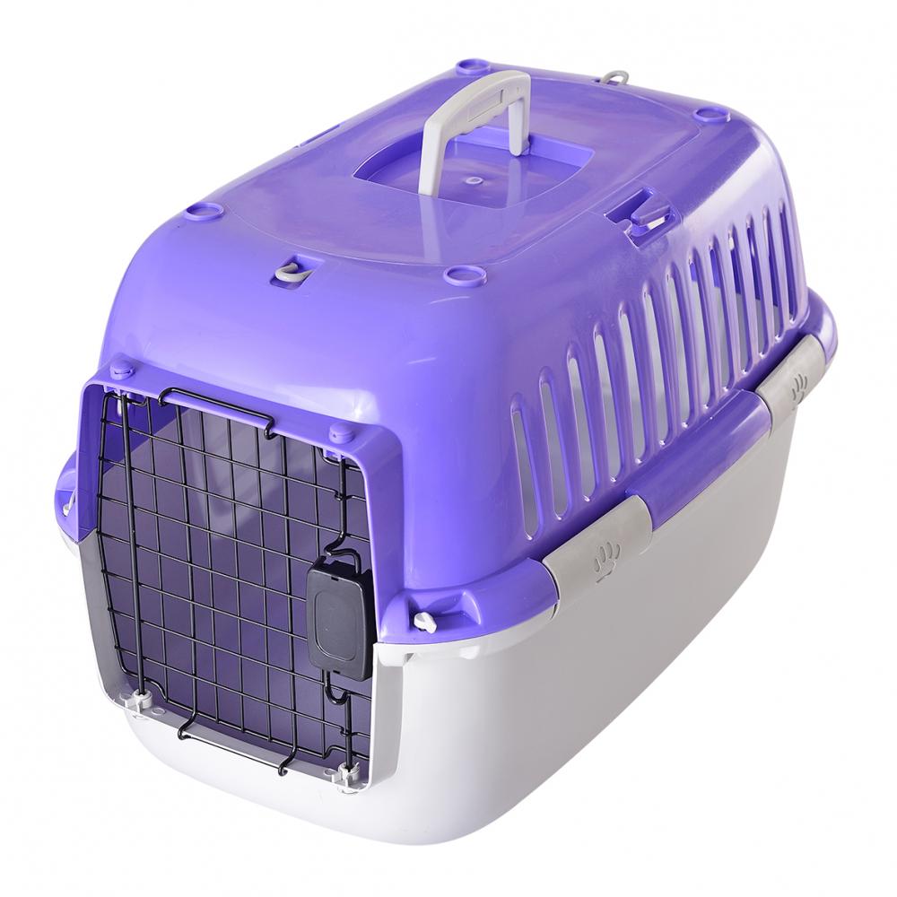 

Переноска для животных FAUNA international, Explorer Sport мет.дверка фио/серая 57х38х38см