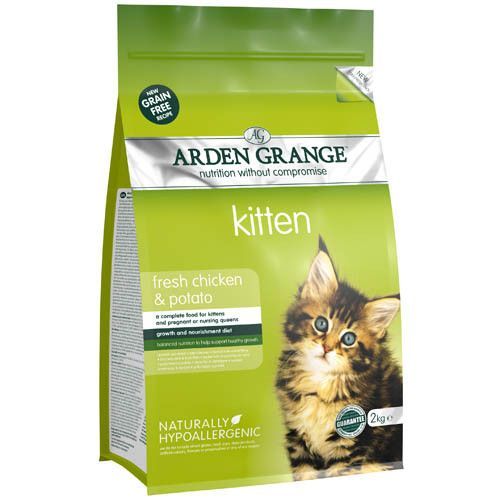 

Корм для котят ARDEN GRANGE беззерновой сух. 2кг, беззерновой сух. 2кг