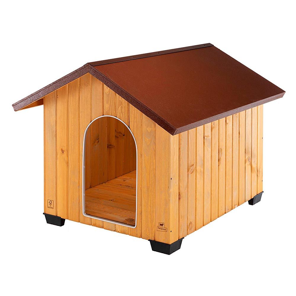 Будка для собак FERPLAST Domus Maxi деревянная, 111,5х132х103,5см