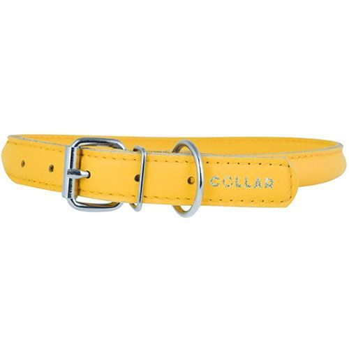 Ошейник для собак COLLAR Glamour круглый для длинношерстных собак 10мм 39-47см желтый Ошейник для собак COLLAR Glamour круглый для длинношерстных собак 10мм 39-47см желтый