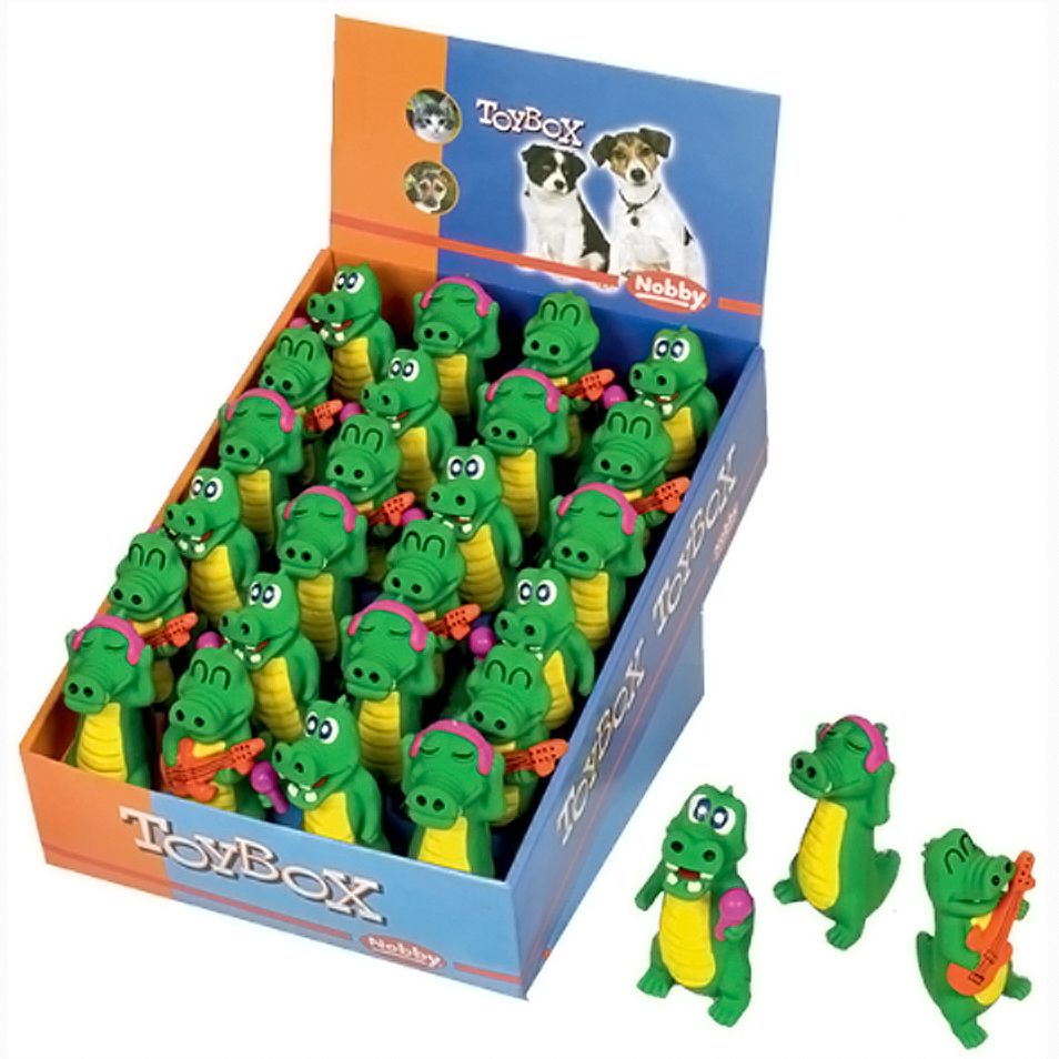 

Игрушка для собак Nobby Крокодилы-музыканты 10,5см 1шт, Крокодилы-музыканты 10,5см 1шт