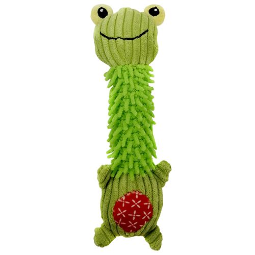 

Игрушка для собак CHOMPER, Mix and Match Лягушка с длинной шеей и пищалкой 18 см