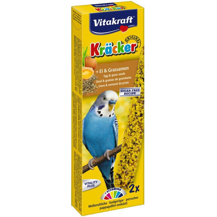 

Лакомство для птиц VITAKRAFT Крекеры для молодых попугаев яичные (2шт.уп, Крекеры для молодых попугаев яичные (2шт.уп)