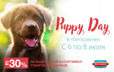 Puppy Day в магазинах "Бетховен"!