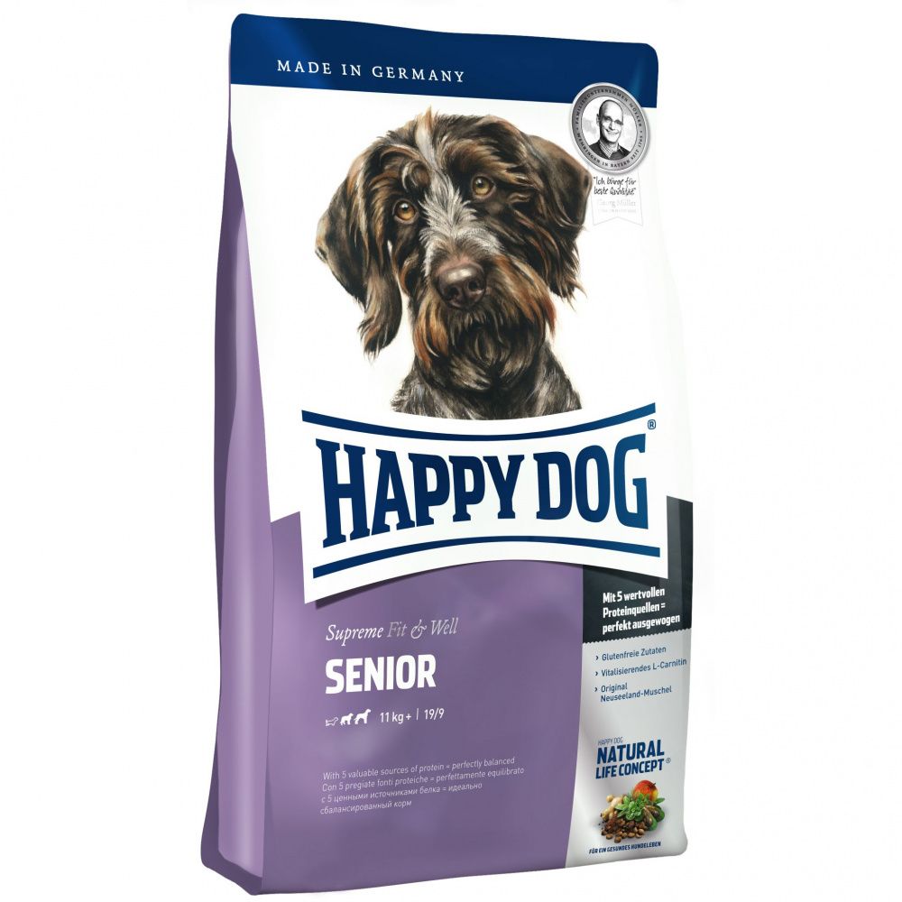 

Корм для собак HAPPY DOG Fit & Well Сеньор Птица, лосось, ягненок, яйца сух.12,5кг, Fit & Well Сеньор Птица, лосось, ягненок, яйца сух.12,5кг