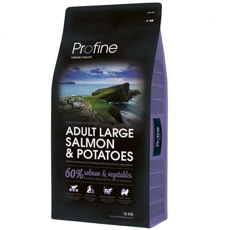 

Корм для собак PROFINE, для крупных пород лосось сух. 15кг