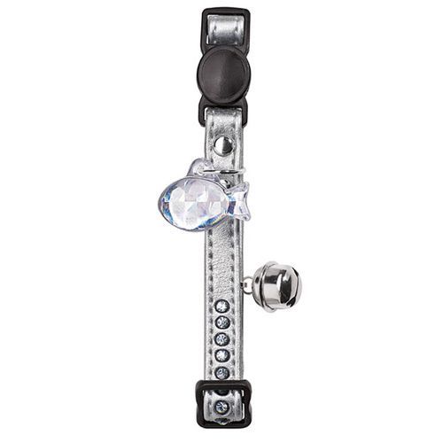 Ошейник для кошек HUNTER Modern Art Luxus silver сереб.