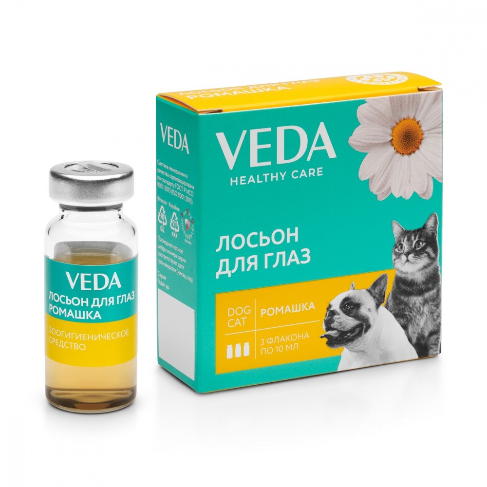 Лосьон VEDA Фитоэлита для глаз Ромашка 10мл