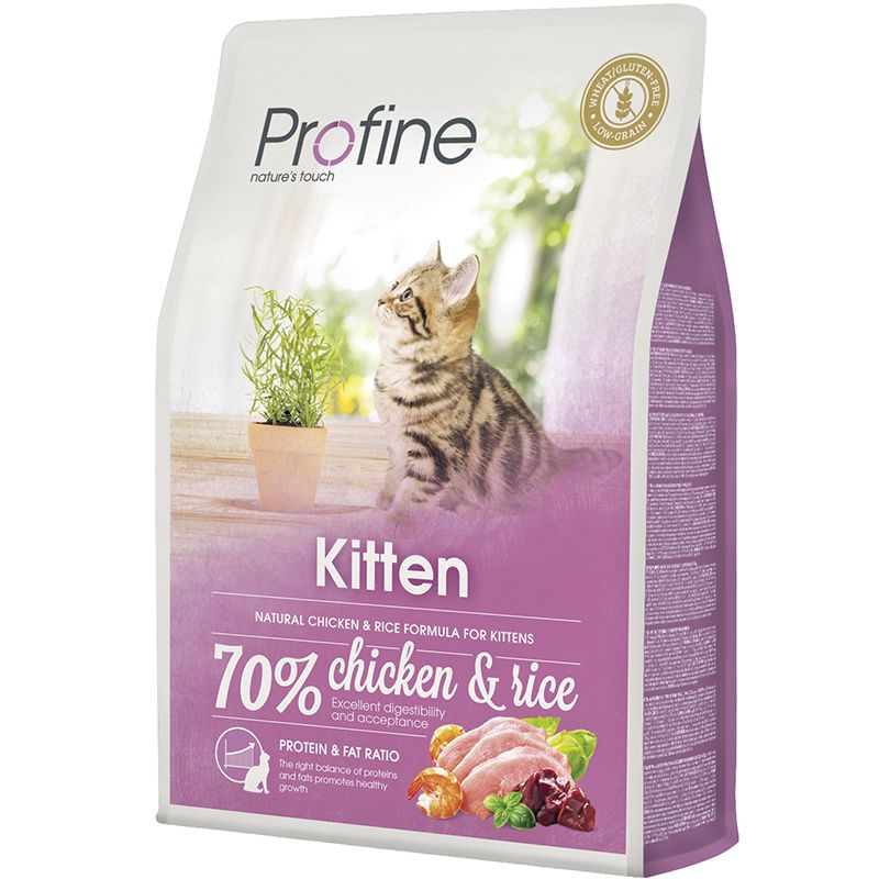 Корм для котят PROFINE Kitten от 1 до 12 месяцев курица сух. 2кг