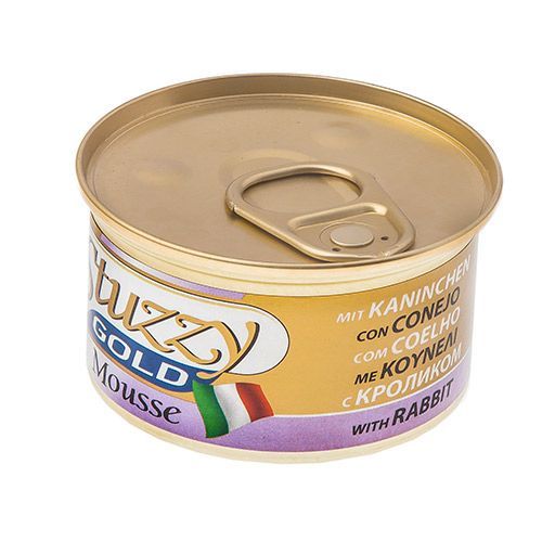 

Корм для кошек STUZZY, Gold Мусс, Кролик конс. 85г