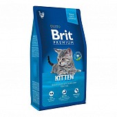 Корм для котят BRIT Premium Cat Kitten курица в лососевом соусе