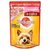 Корм для собак PEDIGREE мини с ягненком конс. пауч.